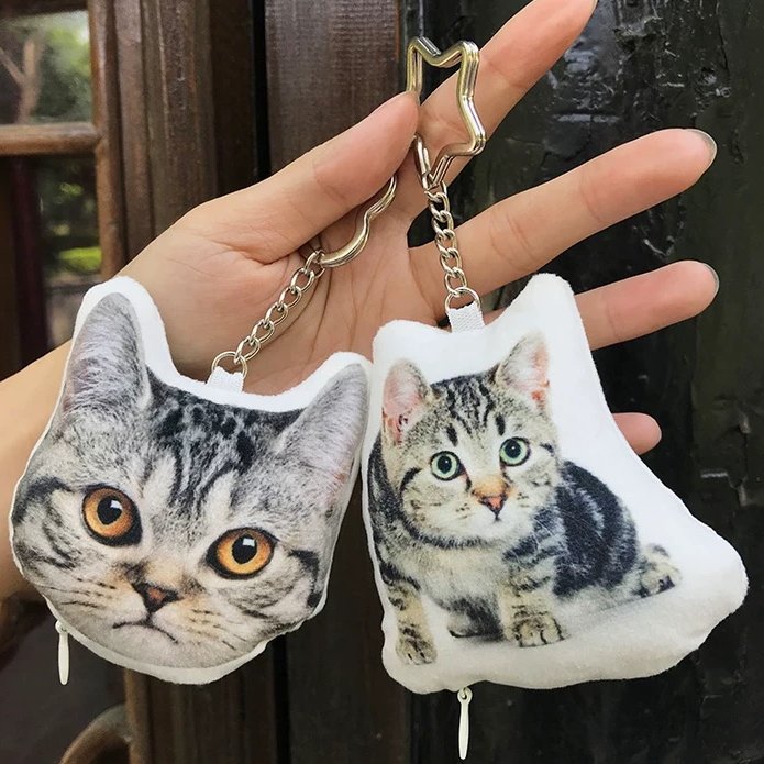Porte-clés portrait d'animal