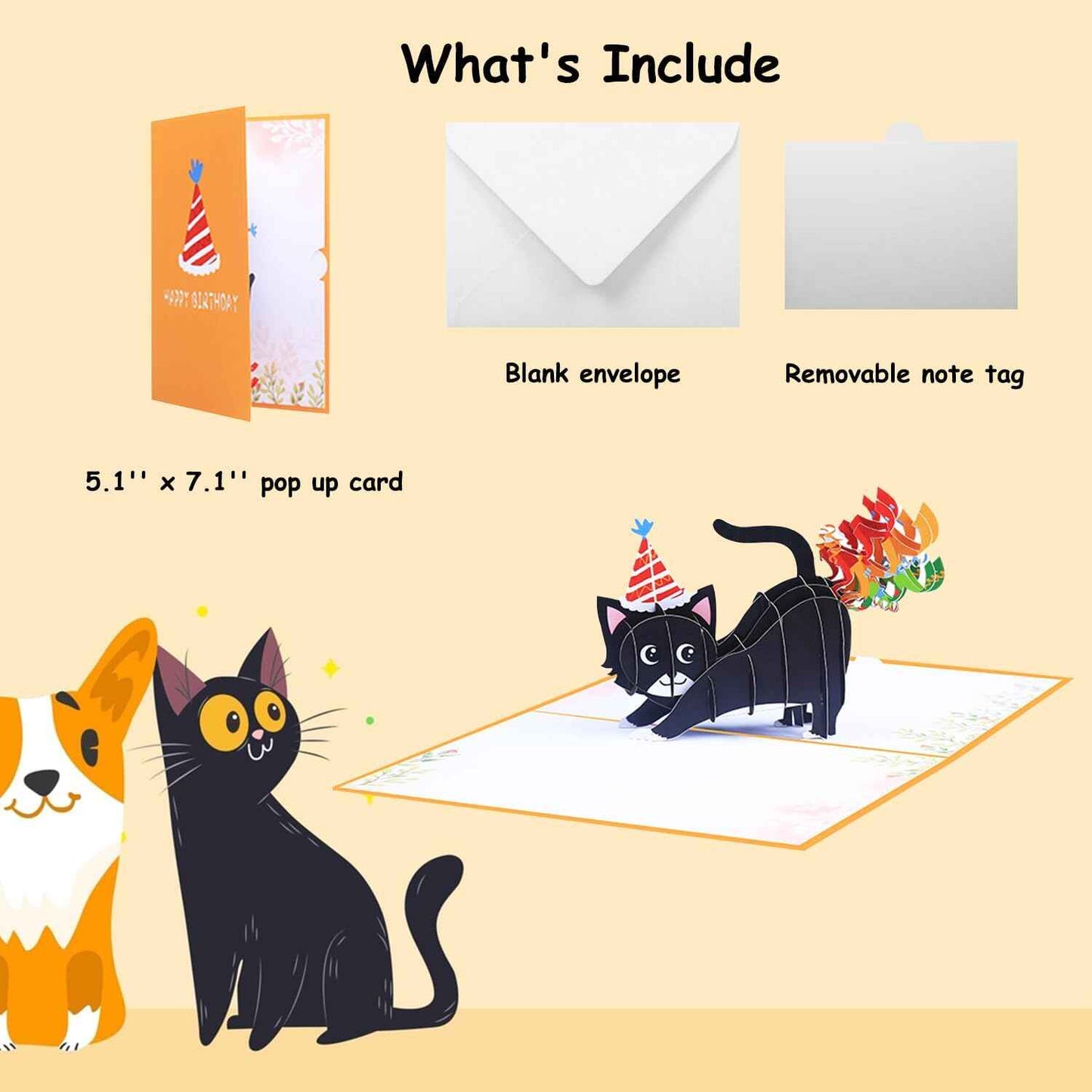 Cat Pop-Up Card